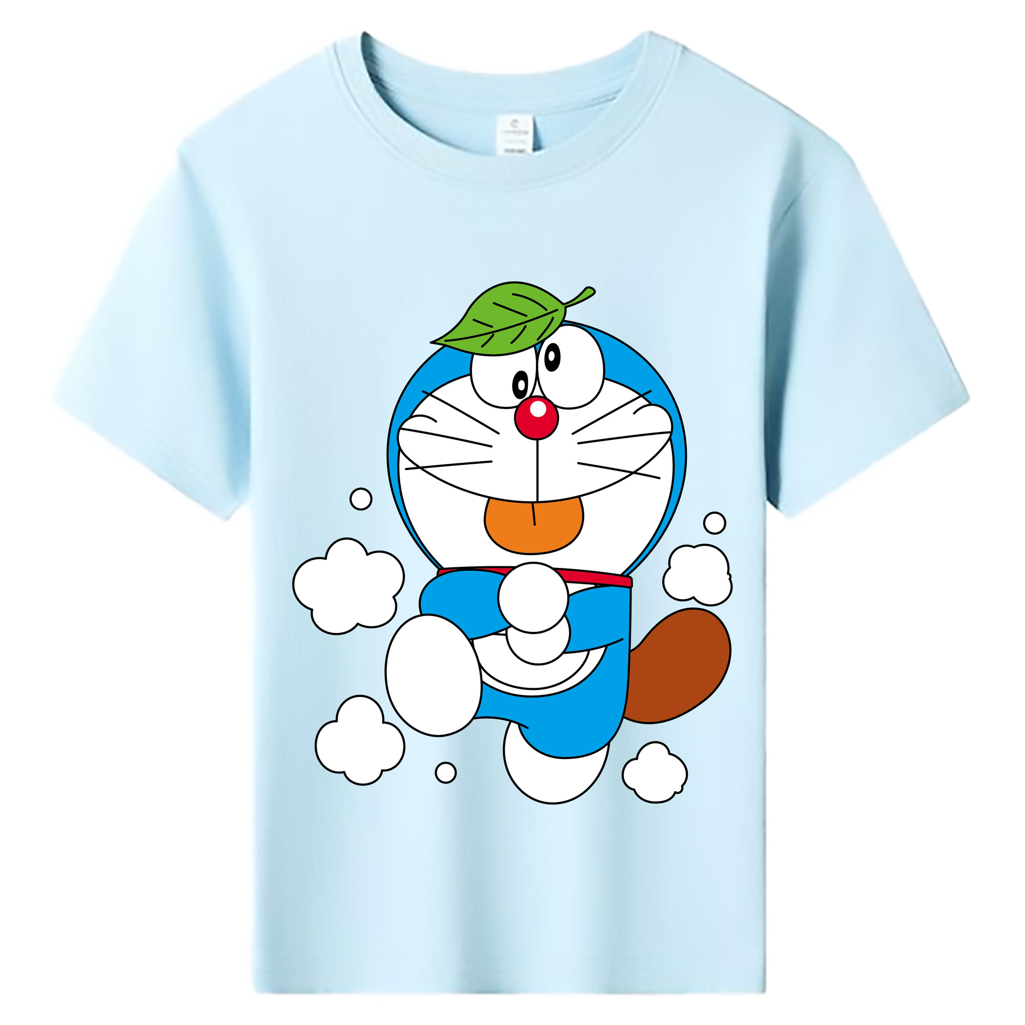 （画像用） ドラえもん Doraemon 綿100％キッズTシャツ（フロントプリント）
